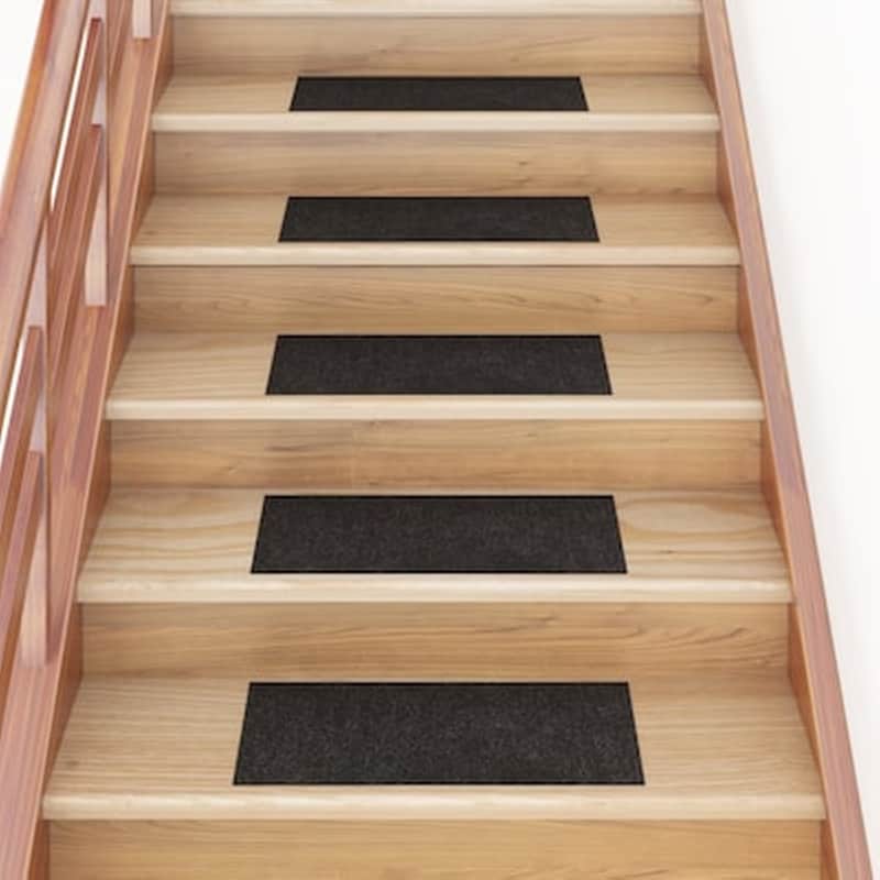 Vidaxl Πατάκια Σκάλας Αυτοκόλλητα Ορθογώνια 15 Τεμ. Καφέ 60 X 25 Εκ. VIDAXL