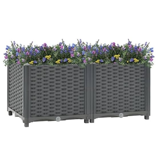 Vidaxl Ζαρντινιέρα 80 X 40 X 38 Εκ. Από Πολυπροπυλένιο image 1