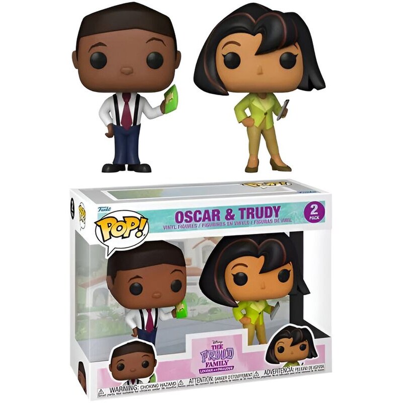 Funko Pop! Disney - The Proud Family - Oscar, Trudy 2-Pack