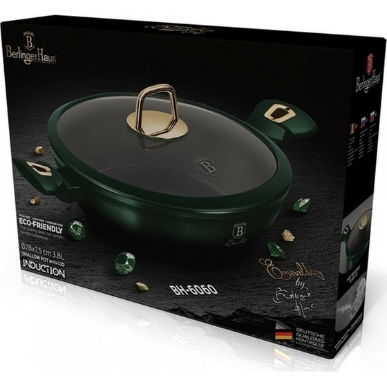 Κατσαρόλα BERLINGER HAUS BH6060 28 cm 3.8 L Πράσινο image 3