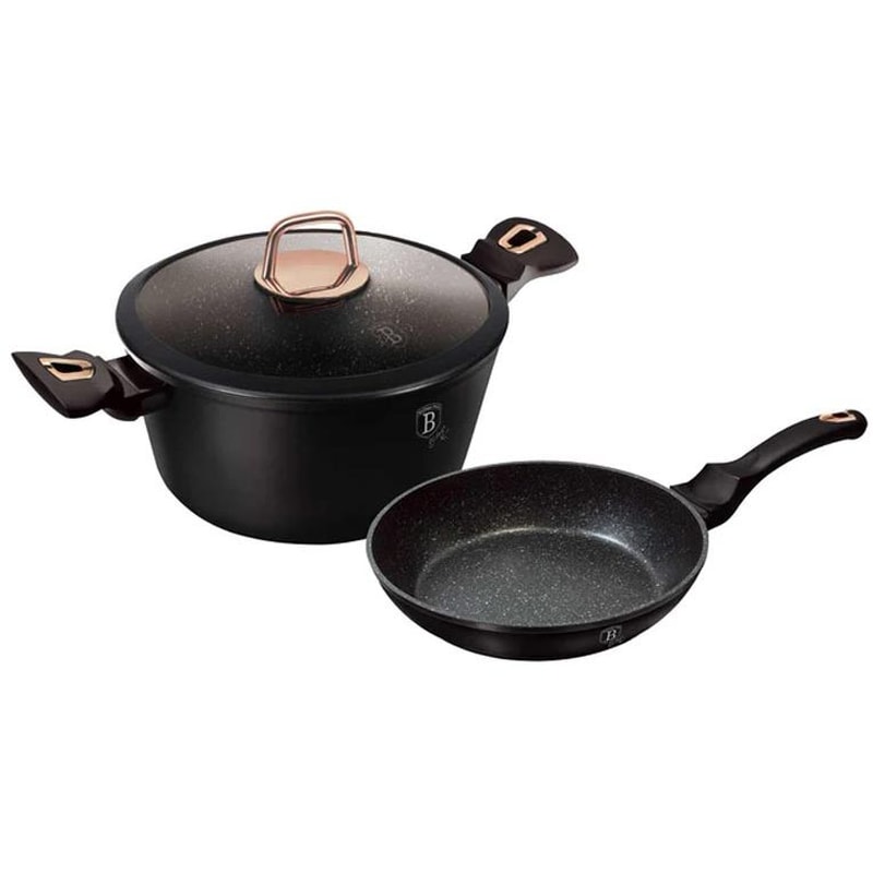 Σετ Μαγειρικά Σκεύη BERLINGER BH-8167 3 τμχ Μαύρο BERLINGER HAUS