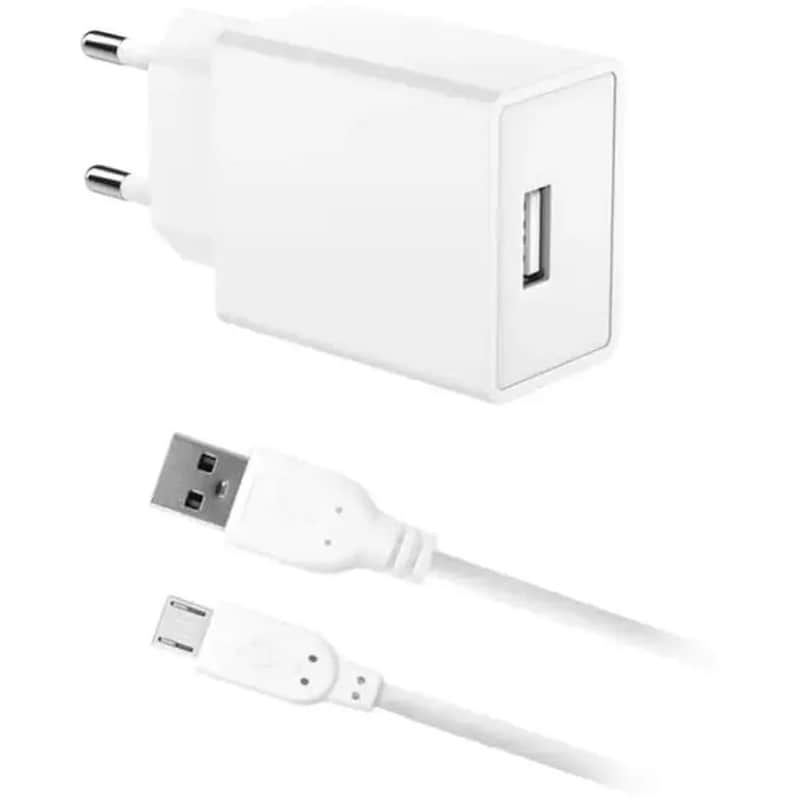 Σετ Φόρτισης Inos INOSNS-68612 USB-A 12 W - Λευκό