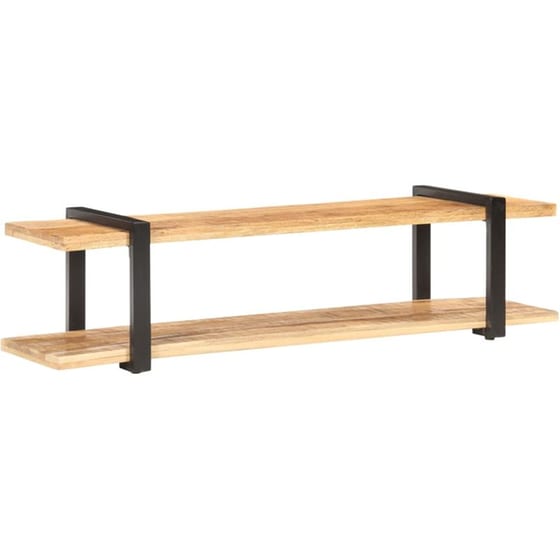 Έπιπλο Τηλεόρασης VidaXL από Ξύλο 160x40x40cm - Καφέ/Μαύρο image 8
