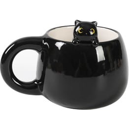 Κούπα i-Total Γάτα Κεραμική 450 ml - Μαύρο