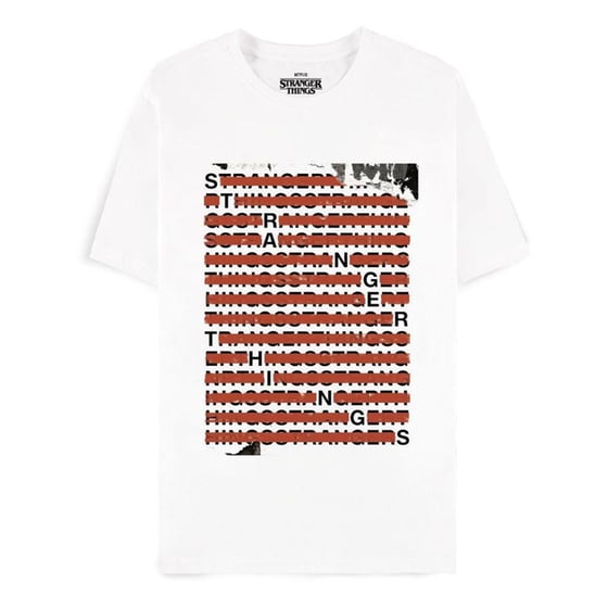 T-shirt Difuzed Stranger Things Letters - Λευκό image 0