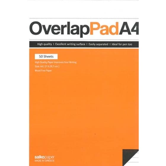 SALKO Overlap Μπλοκ Ριγέ 50Φ. A4 image 0