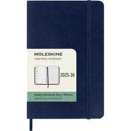 Ημερολόγιο Εβδομαδιαίο Moleskine 2025-2026 18Μ Pocket Saphire Blue Soft