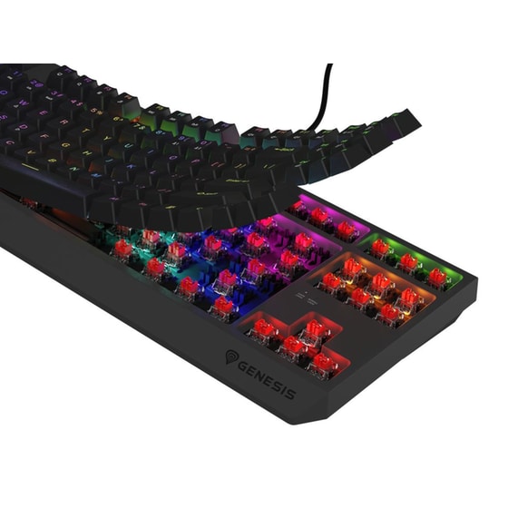Gaming Genesis Thor 230 TKL Lite Μηχανικό Ενσύρματο Πληκτρολόγιο με RGB φωτισμό (US) image 2