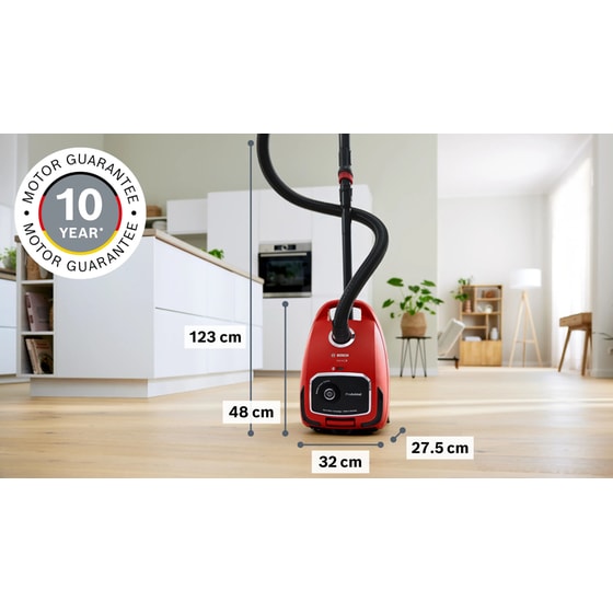 BOSCH BGL6PET3 ProAnimal 700 W με Σακούλα 4 L Κόκκινο Ηλεκτρική Σκούπα image 13