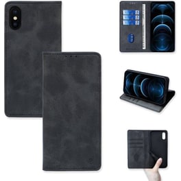 Θήκη  Apple iPhone XS - Sonique Vintage Magnet Wallet - Μαύρο