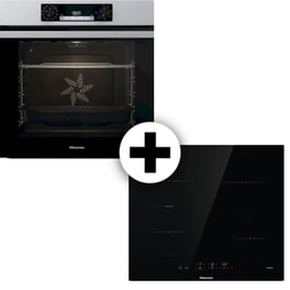 HISENSE BI64211PX & I6433CB7 77 Lt Inox Eντοιχιζόμενο Σετ Φούρνος και Εστία