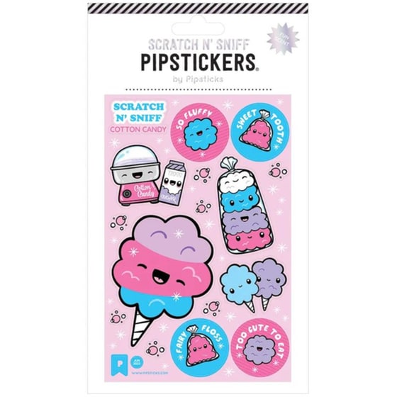 Αυτοκόλλητα Pipsticks Spun Sugar Scratch N Sniff image 0
