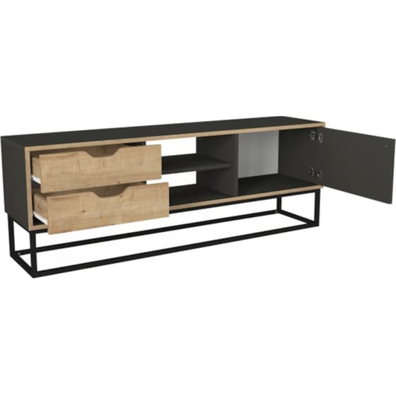 Έπιπλο Τηλεόρασης 24Mall Barbara  από Μοριοσανίδα 150x35x53.2 cm - Πολύχρωμο image 2