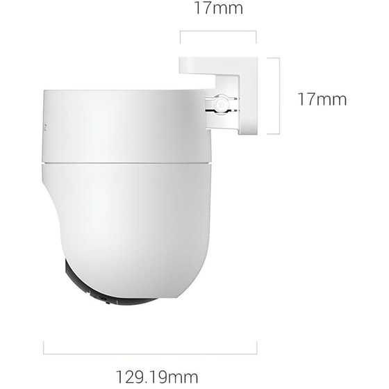 Ασύρματη IP Camera Ezviz H8C 2K Dome με Λειτουργία Pan/Tilt & Ανίχνευση κίνησης image 1