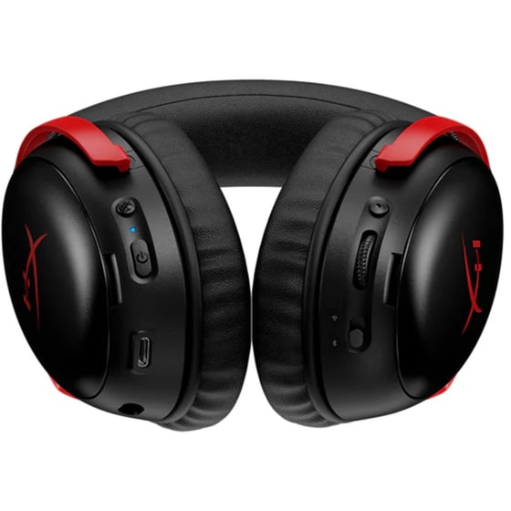 HyperX Cloud III S Ασύρματα Ακουστικά - Μαύρα/Κόκκινα image 3