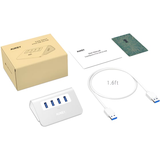 Aukey CB-H5 USB Hub 4-Port USB 3.0 συμβατό με USB-A image 7