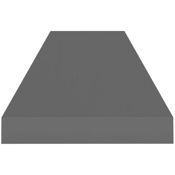 Ράφια Τοίχου VidaXL από MDF 90x23.5x3.8 cm 2 Τμχ - Γκρι image 4