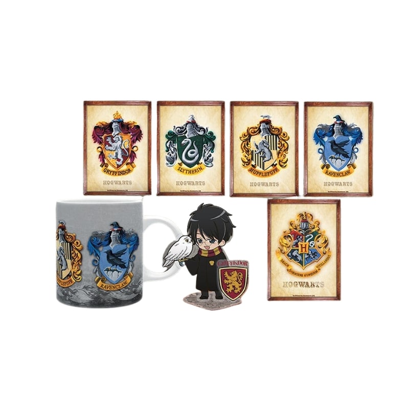 ABYSTYLE Σετ Κούπα με Ακρυλικό Καρτ Ποστάλ ABYstyle Harry Potter Κεραμική 320 ml - Hogwarts