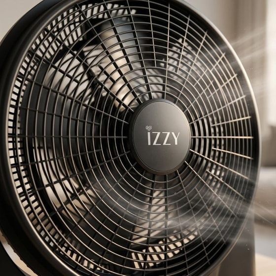 IZZY IZ-9034 Ανεμιστήρας Βox Fan 100 W 50 cm image 3