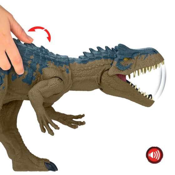 Φιγούρα Jurassic World Αλλόσαυρος Με Ήχους & Επίθεση - (HRX50) image 2