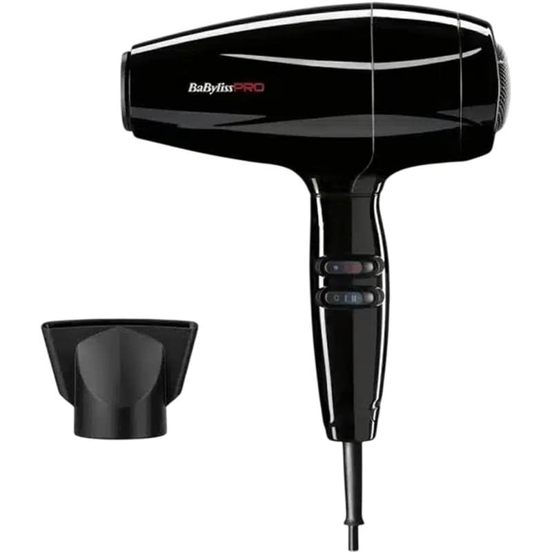 BABYLISS PRO Vero Ionic Bab6280e Σεσουάρ Μαλλιών 2000 W Μαύρο