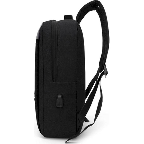 Τσάντα Πλάτης Amber με Θήκη Laptop 15.6'' AΜ2014 13 lt - Μαύρο image 2