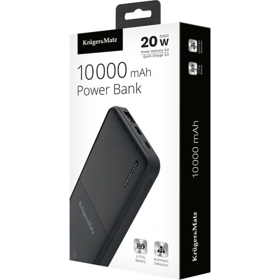 Powerbank Kruger&Matz KM0904 10000mAh - Μαύρο image 6