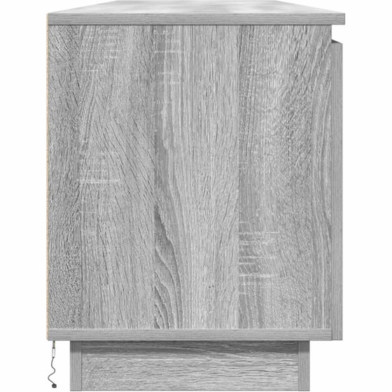 Έπιπλο Τηλεόρασης VidaXL με LED 180 x 38 x 49 cm - Γκρι Sonoma image 5