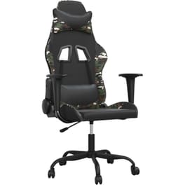 Καρέκλα Gaming VIDAXL 3143652 με Ρυθμιζόμενα Μπράτσα από Τεχνητό Δέρμα