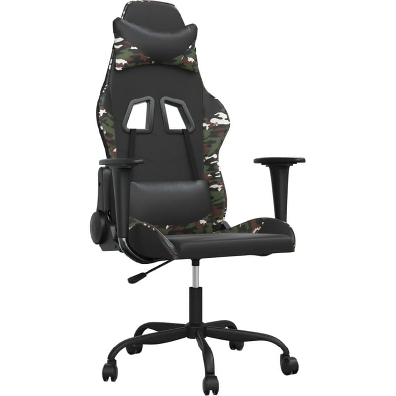 Καρέκλα Gaming VIDAXL 3143652 με Ρυθμιζόμενα Μπράτσα από Τεχνητό Δέρμα