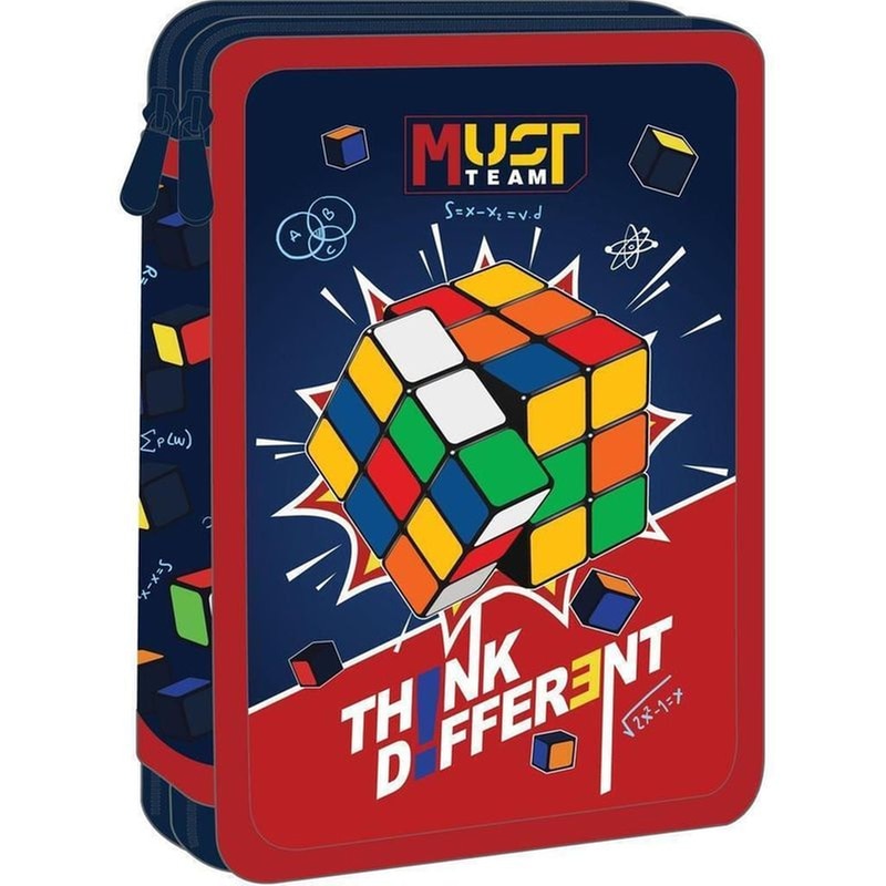 Κασετίνα Παραλληλόγραμμη Γεμάτη Must Team Think Different