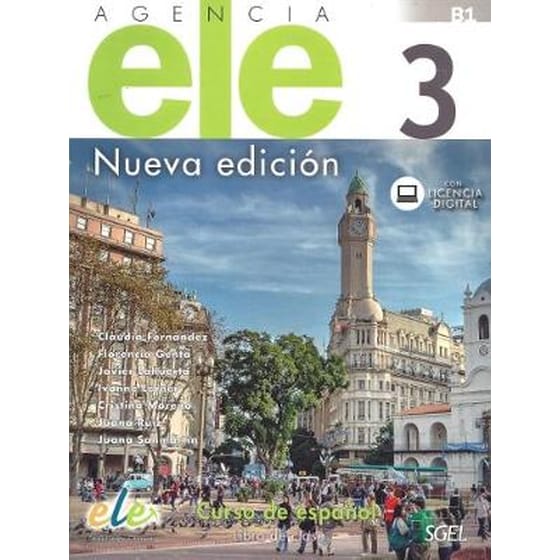 Agencia ELE 3 Nueva Edicion: Student Book with free coded internet access image 0