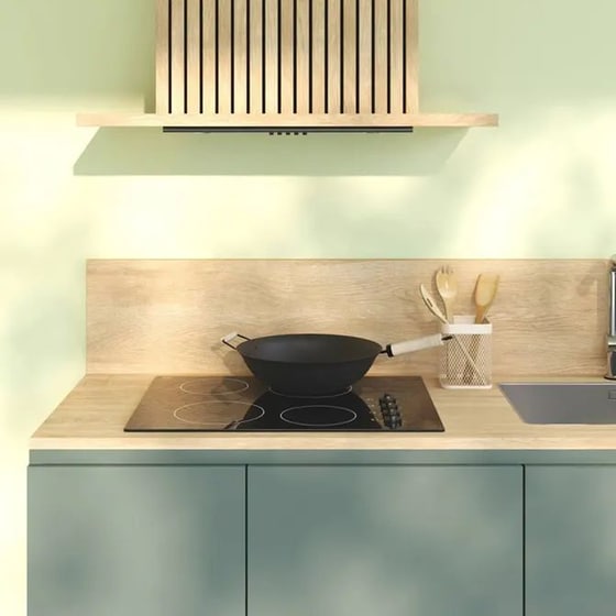 Τηγάνι Wok 5FIVE 111304 35 cm Μαύρο image 3