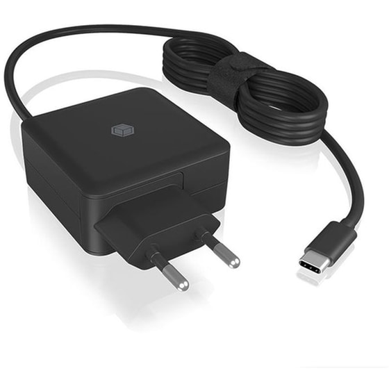 Φορτιστής ICY BOX IB-PS111-PD Universal για laptop με υποδοχή USB-C - 65 W image 1