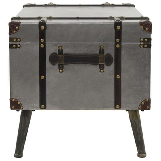 Τραπεζάκι Σαλονιού VidaXL από MDF 102x51x47.5cm - Γκρι image 5
