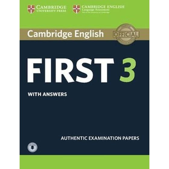 Cambridge English First 3 Student's Book with Answers with Audio (B2) image 0