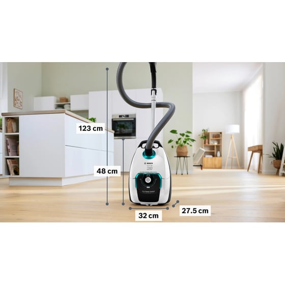 BOSCH BGL8HYG0 WH 890 W με Σακούλα 5 L Λευκό Ηλεκτρική Σκούπα image 8