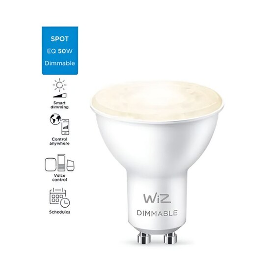 Έξυπνη Λάμπα LED WiZ GU10 50W - Λευκό image 1
