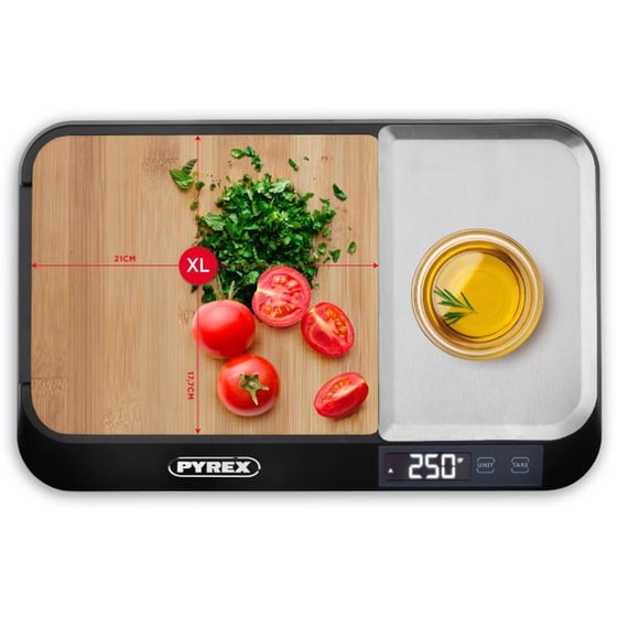 PYREX SB-760 1gr/5kg Καφέ/Μαύρο Ψηφιακή Ζυγαριά Κουζίνας image 1