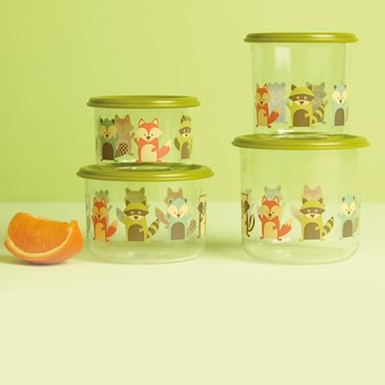 What Did The Fox Eat Snack Container Large (2pcs) image 1
