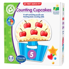 My First Match It! Αρίθμηση Cupcake