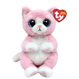 Λούτρινο TY Beanie Bellies Lillibelle Fluffy Γατούλα Ροζ (15cm) 1607-41283