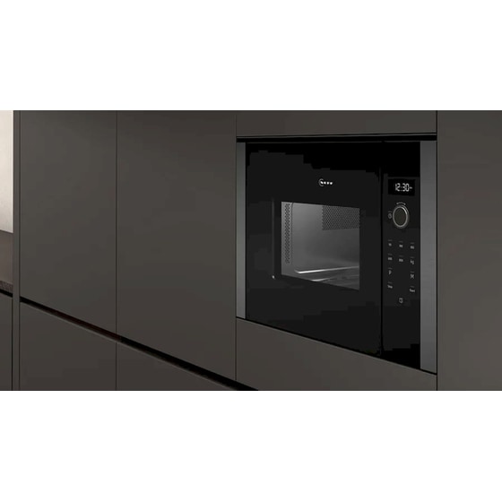 NEFF HLAWD23N1F 20 Lt Μαύρο Εντοιχιζόμενος Φούρνος Μικροκυμάτων image 1