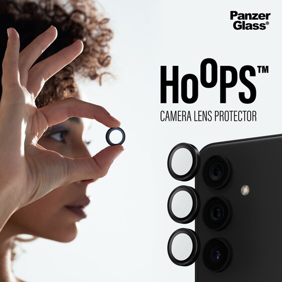 Προστατευτικό κάμερων Samsung Galaxy S24 Plus - PanzerGlass Hoops Black Anti-Scratch image 8