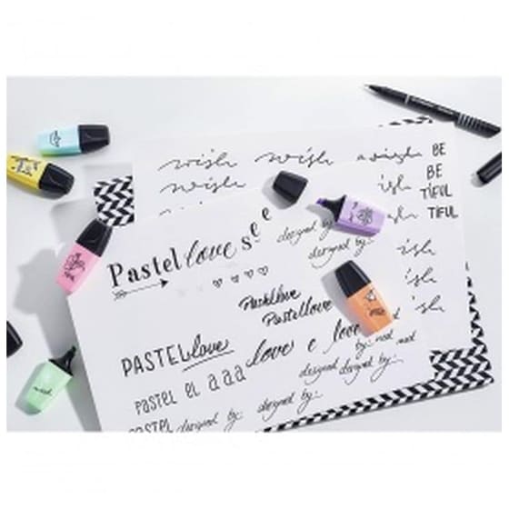 Μαρκαδόροι Boss Mini Pastellove 07/03-47 (3 Τεμάχια) image 1