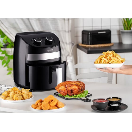 FIRST AUSTRIA FA-5053-2 με Αποσπώμενο Κάδο 1000 W 3.2 L Μαύρο Φριτέζα Αέρος image 9