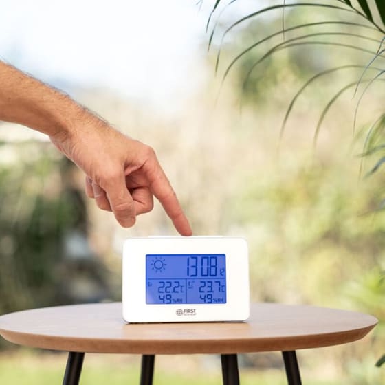 Μετεωρολογικός Σταθμός First Austria FA-2461-6 Με Ασύρματο Εξωτερικό Αισθητήρα - Λευκό image 6