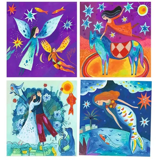 Djeco Ζωγραφίζω Με Νερομπογιές Σουρεαλισμός image 1