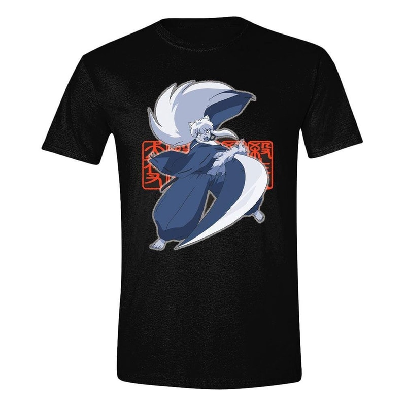 PCMERCH T-shirt Pcmerch Inuyasha Blue Blade - Μαύρο