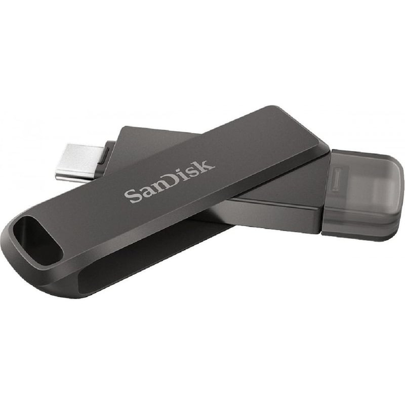 SANDISK Sandisk Ixpand Luxe 256gb Usb-c/lightning Black (sdix70n-256g-gn6ne) (σε 3 Άτοκες Ή 4 Εώς 36 Δόσεις)